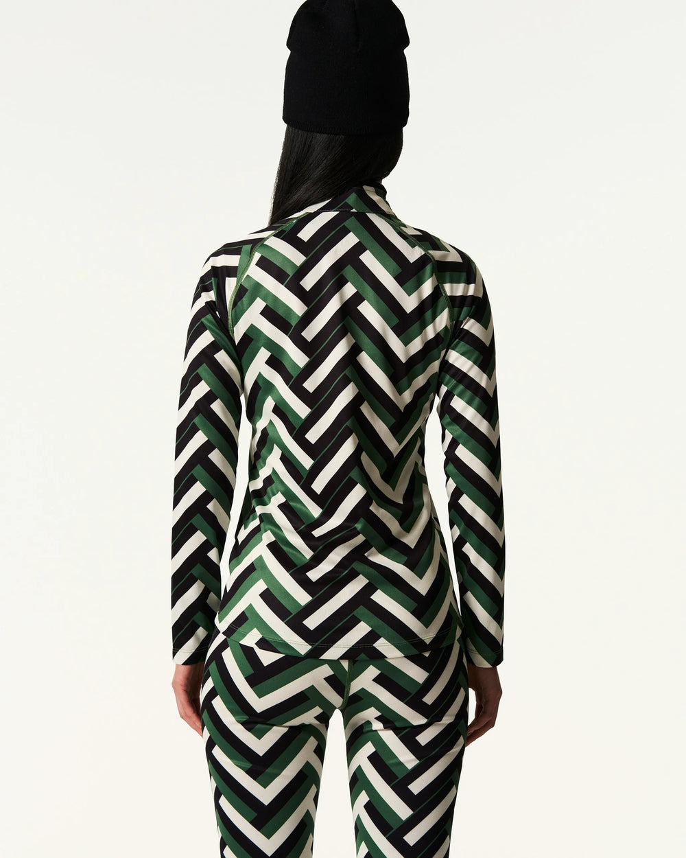 Waffle Print Green