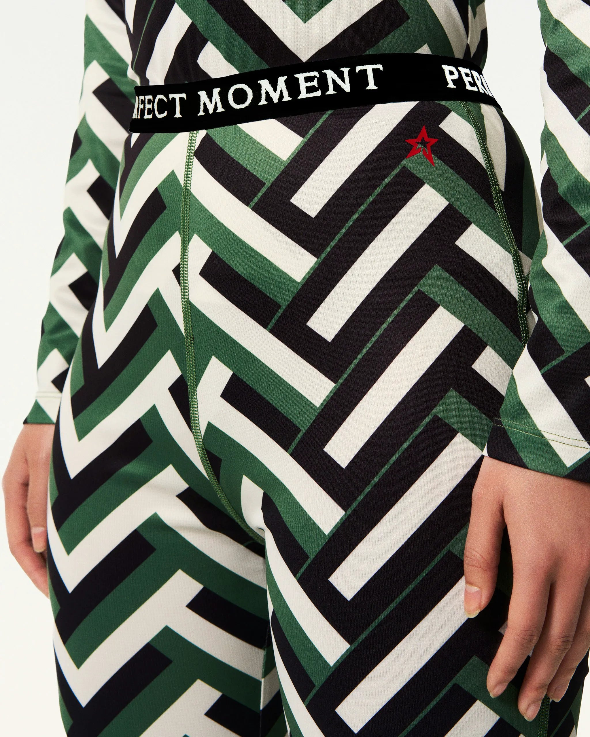 Waffle Print Green