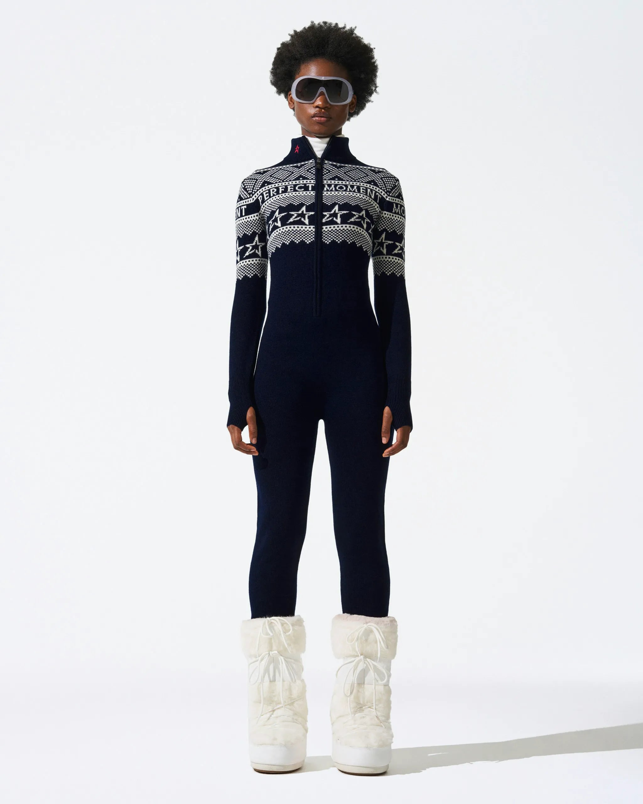 Navy & White