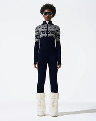 Navy & White
