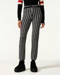 Houndstooth - Black,Snow White