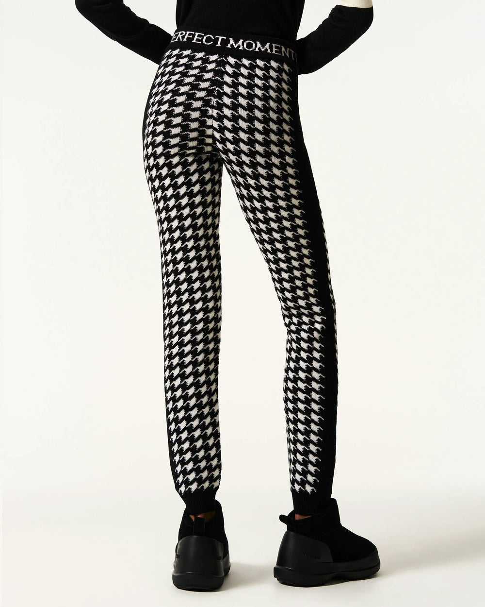 Houndstooth - Black,Snow White