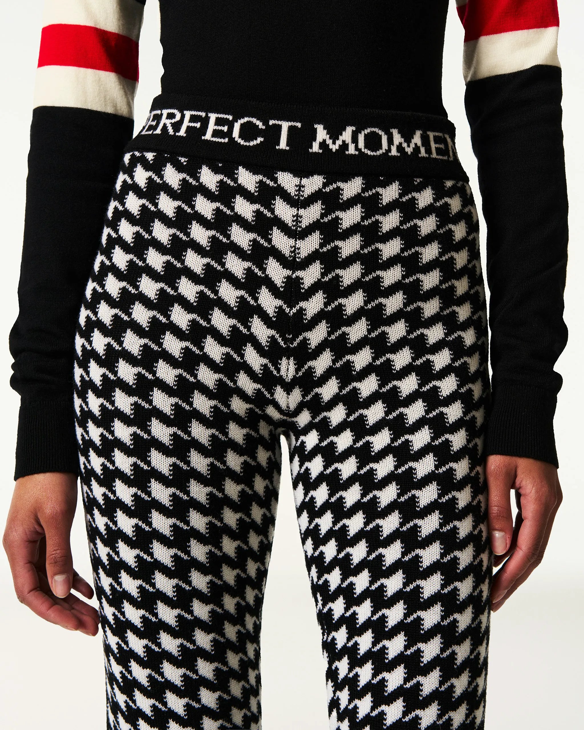 Houndstooth - Black,Snow White