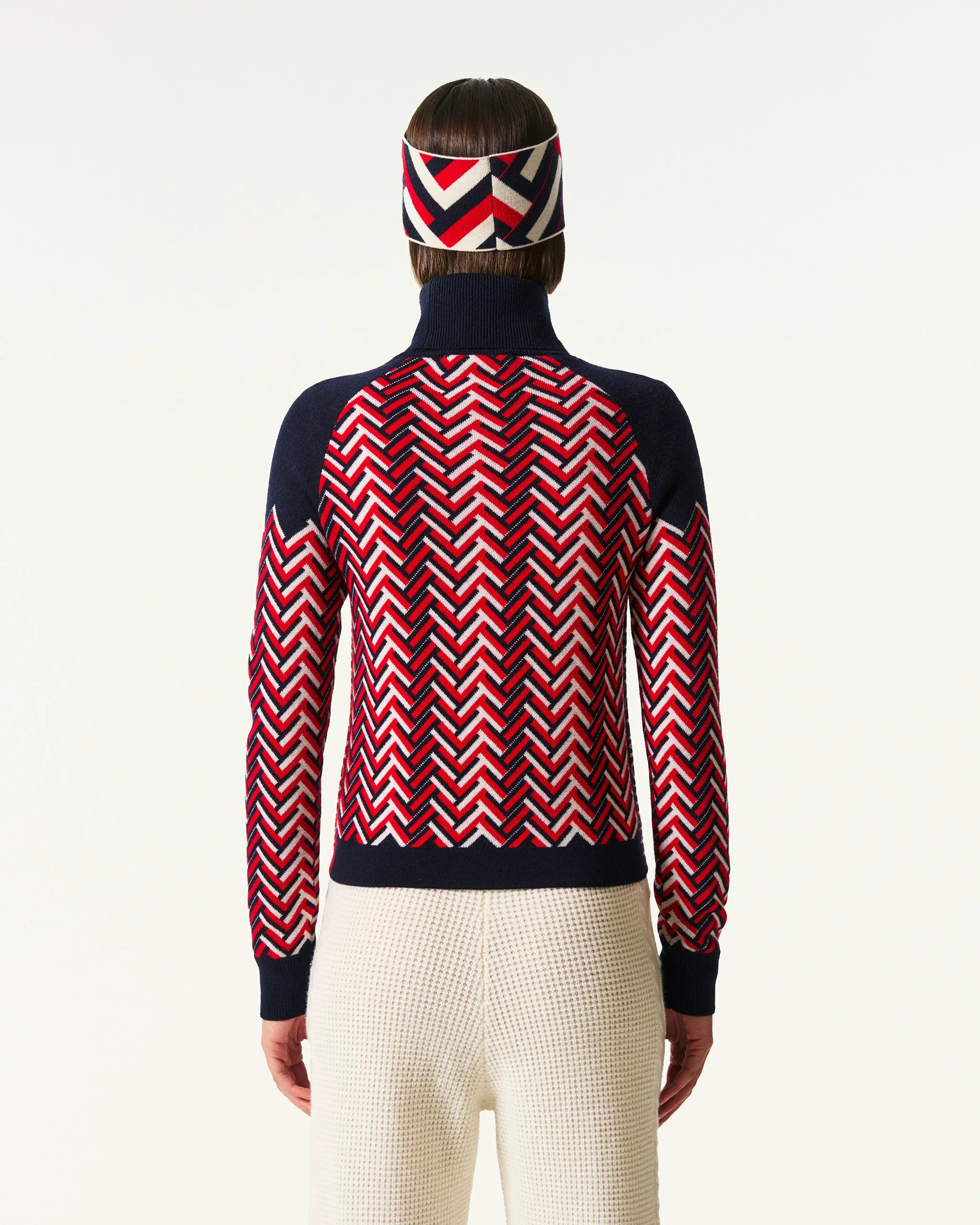 Navy, White & Red