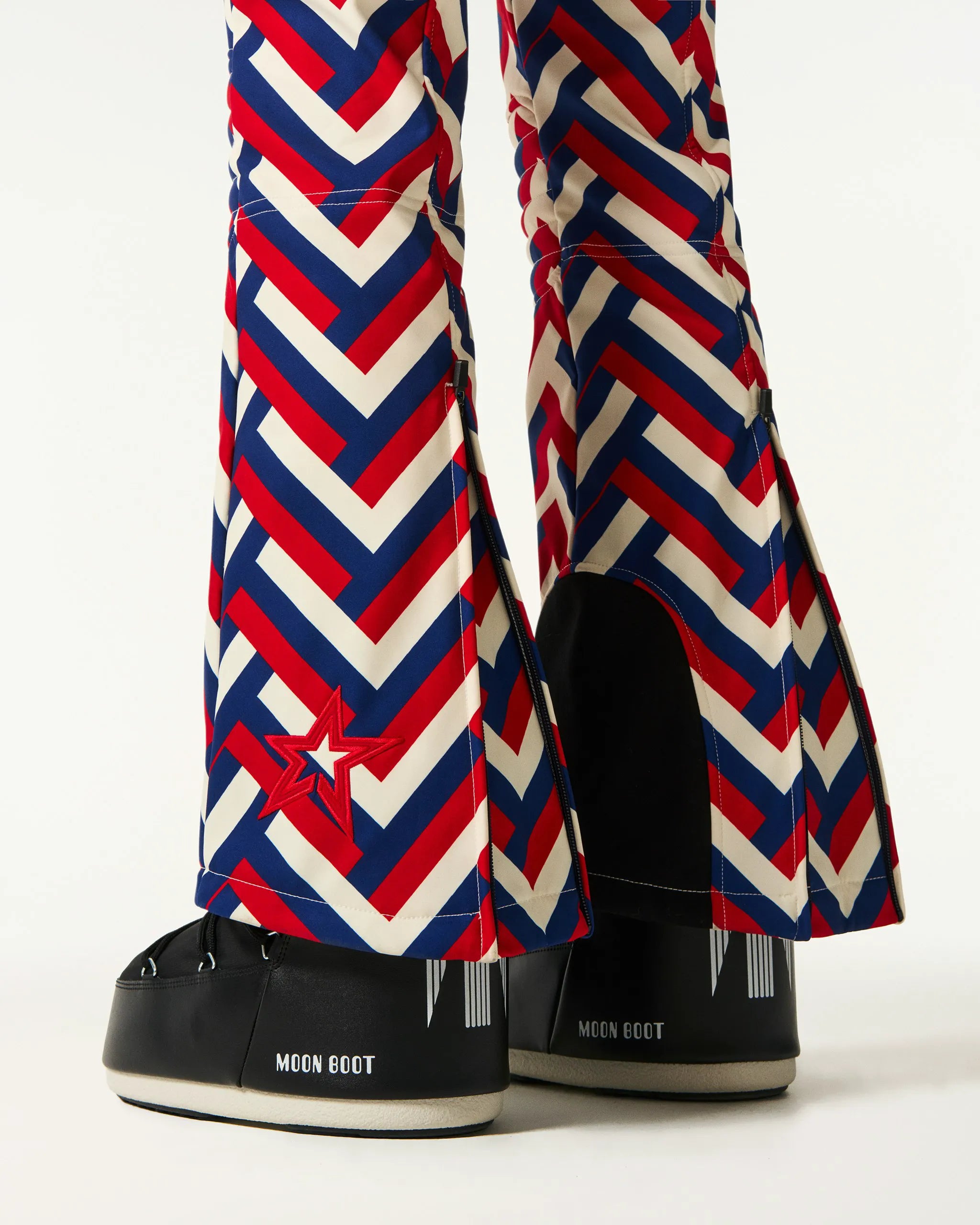 Waffle Print Red
