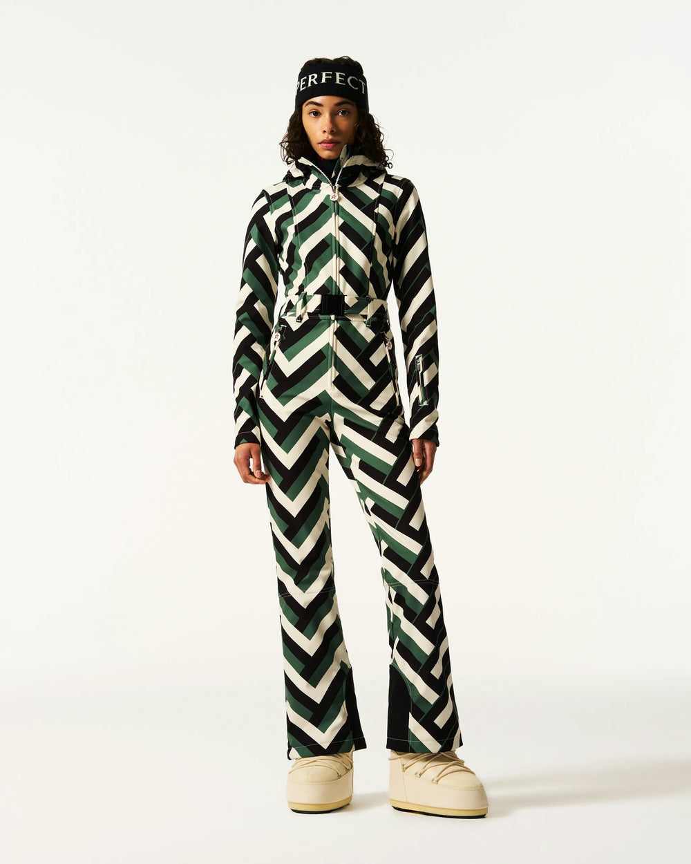 Waffle Print Green