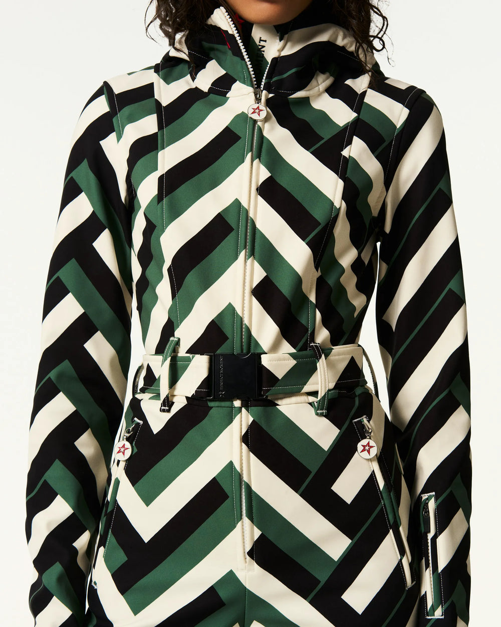 Waffle Print Green