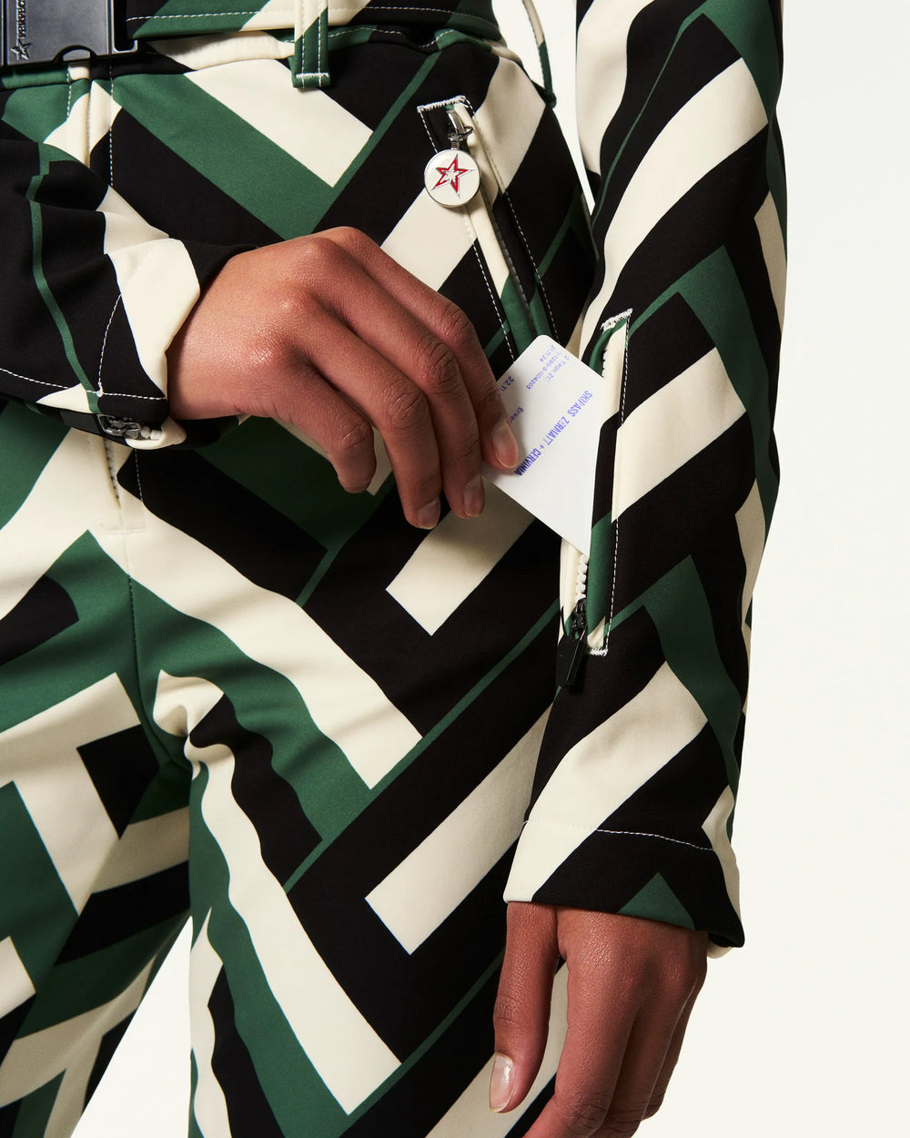 Waffle Print Green