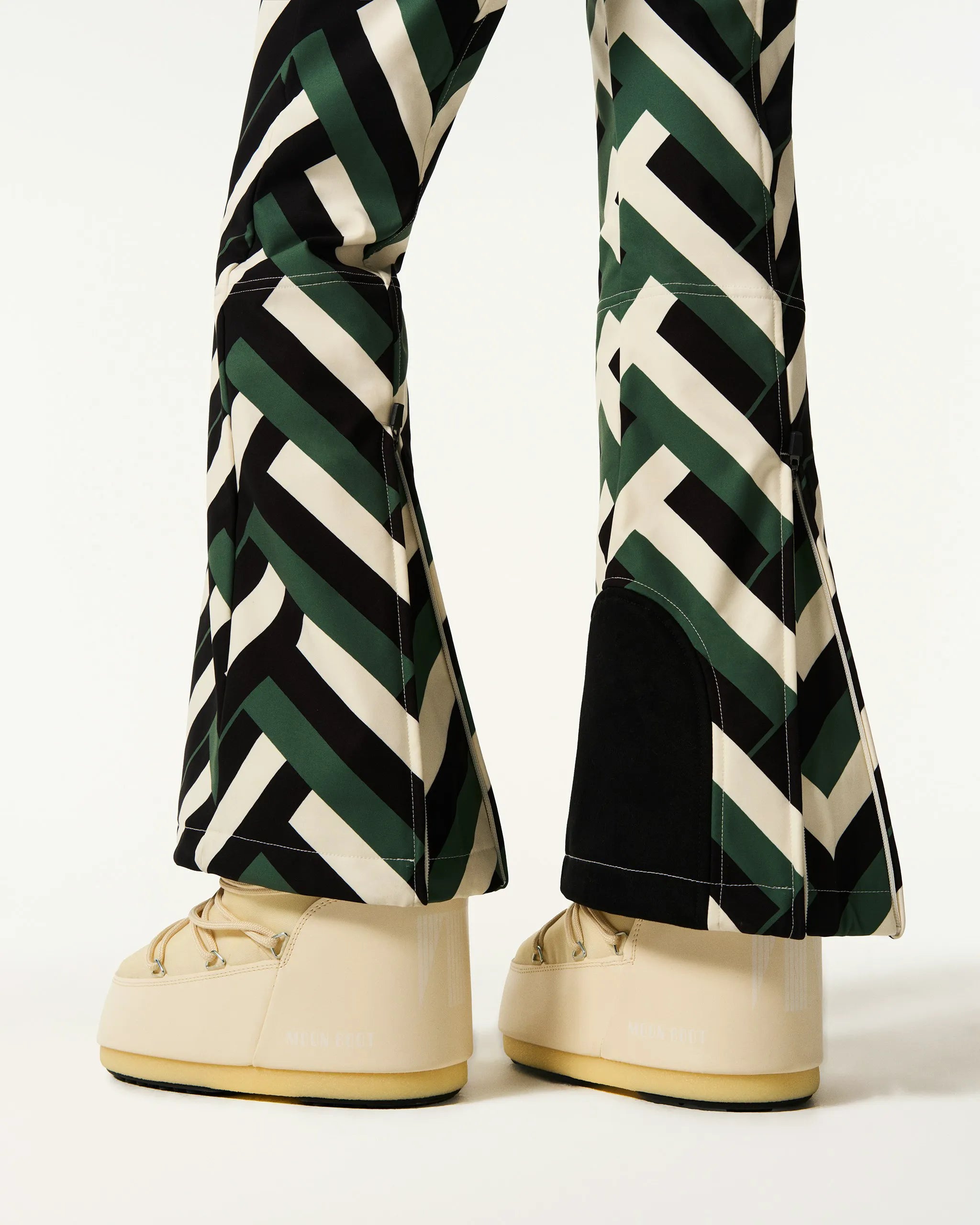 Waffle Print Green