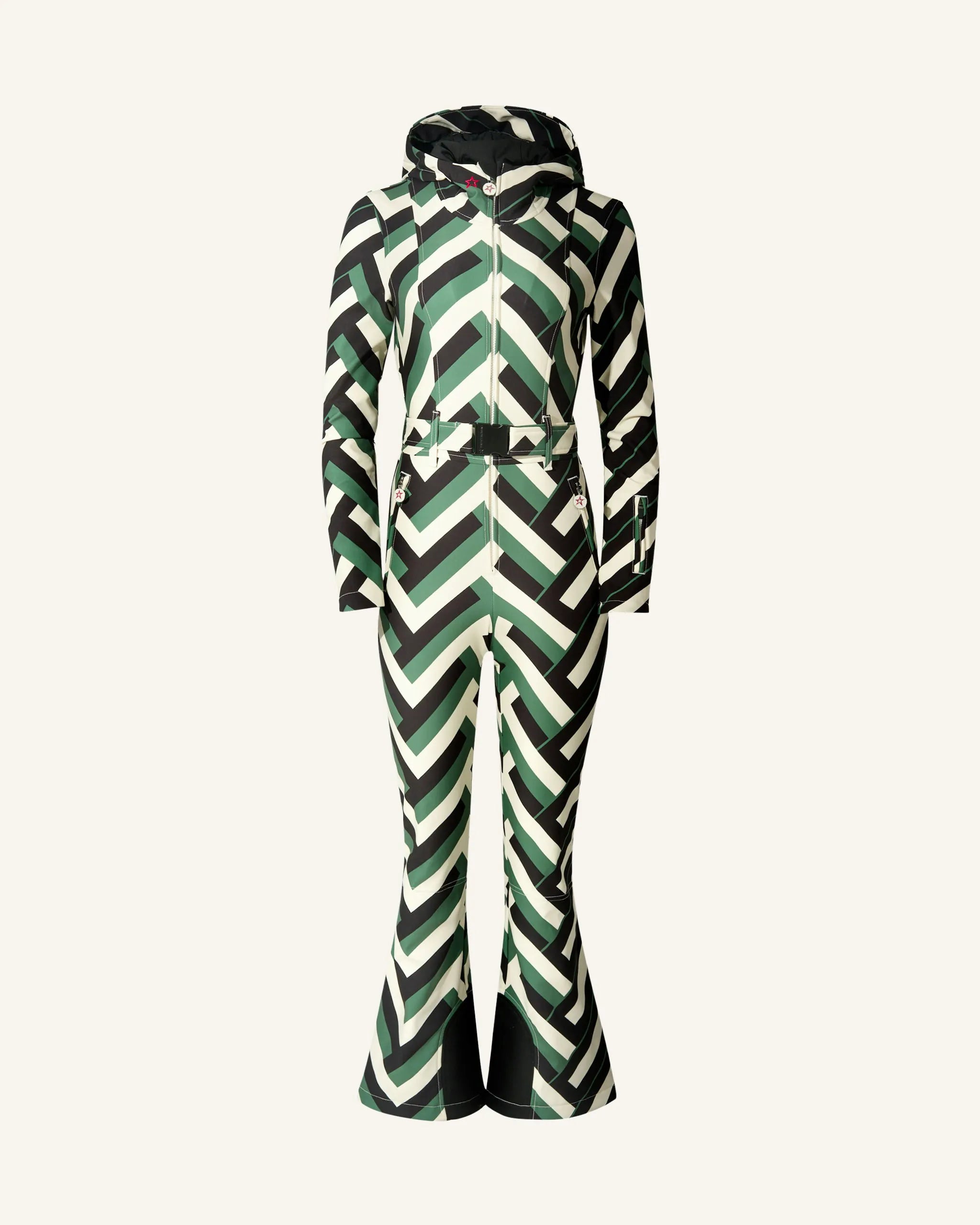 Waffle Print Green