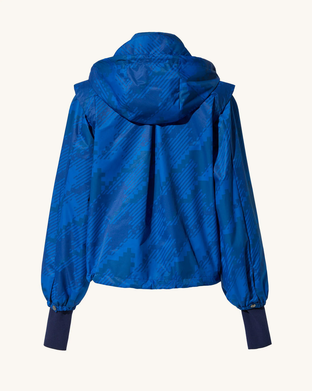 Blue Scratch Houndstooth